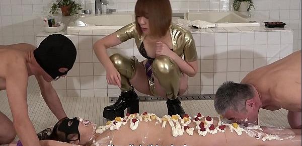  Japanese Femdom Maria Food and Messy